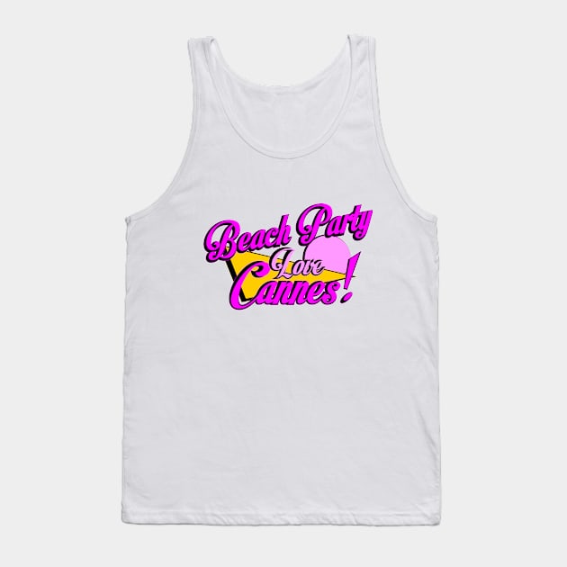 Beach Party Cannes Tank Top by comancha